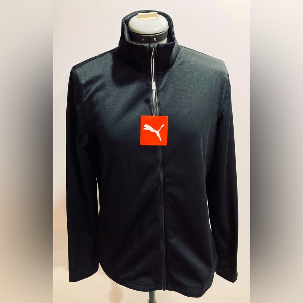 Puma 597160 Ladies Fairway Golf Full-Zip Black Jacket Size L NWT